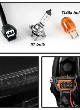 Xtune Black Smoked LED Stripe Projector Headlights w/ Sequential Turn Signal Infiniti G37 Sedan | G25 | Q40 2010-2015                                     - PRO-JH-IG3507-4D-LB-BSM - Image 6