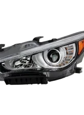 Xtune OE Left Driver Side Projector Headlights Infiniti Q50 4Dr 2014-2017                                     - PRO-JH-IQ5014-4D-OE-L - Image 10