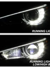 Xtune OE Left Driver Side Projector Headlights Infiniti Q50 4Dr 2014-2017                                     - PRO-JH-IQ5014-4D-OE-L - Image 10