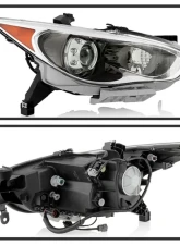 Xtune OE Right Passenger Side Xenon HID Projector Headlight Infiniti JX35 | QX60 2013-2015                                     - PRO-JH-IQX6014-HID-OE-R - Image 2