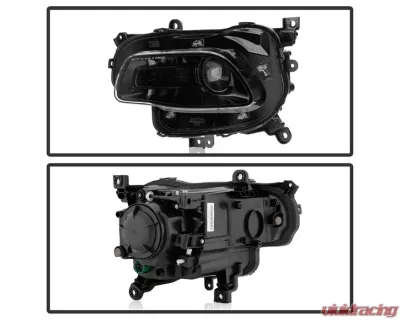 【hajism1969】ルーチェ2014 xtune Pro-JH-JC14-OE-L Black Halogen Projector Headlight for