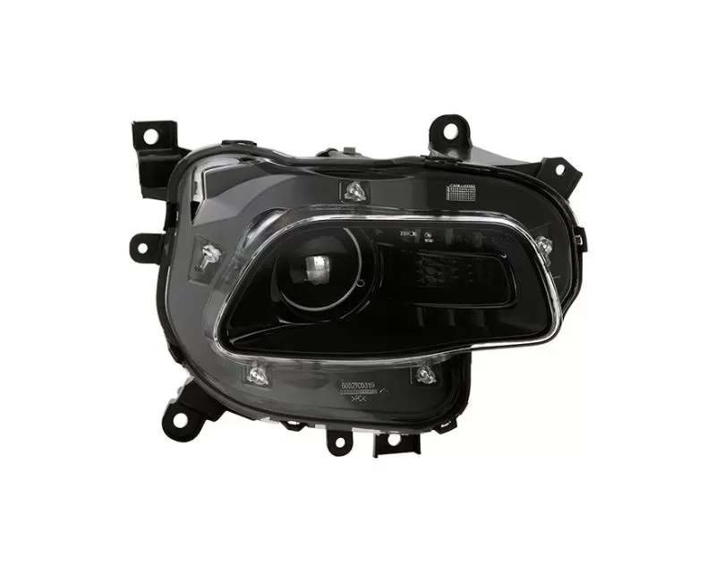 Xtune OE Right Passenger Side Black Halogen Model Projector Headlight Jeep Cherokee 2014-2018 - PRO-JH-JC14-OE-R