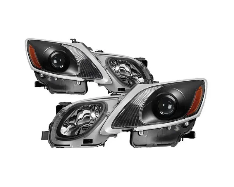 Xtune Black OE Style Projector Headlights Lexus GS 2006-2011 - PRO-JH-LGS06-AFS-AM-BK