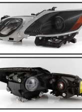 Xtune Black OE Style Projector Headlights Lexus GS 2006-2011                                     - PRO-JH-LGS06-AFS-AM-BK - Image 2