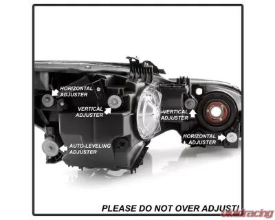 Xtune Black OE Style Projector Headlights Lexus GS 2006-2011 - PRO-JH-LGS06-AFS-AM-BK