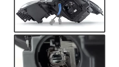 Xtune Chrome Left Driver Side OE Style Projector Headlights Lexus GS 2006-2011                                     - PRO-JH-LGS06-AFS-AM-C-L - Image 3