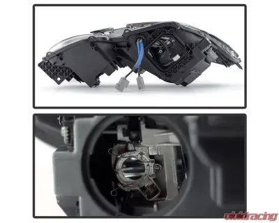 Xtune Chrome Left Driver Side OE Style Projector Headlights Lexus GS 2006-2011 - PRO-JH-LGS06-AFS-AM-C-L