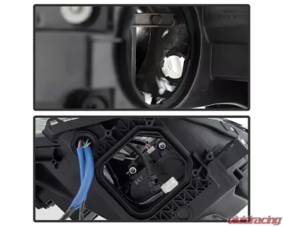 Xtune Chrome Left Driver Side OE Style Projector Headlights Lexus GS 2006-2011 - PRO-JH-LGS06-AFS-AM-C-L