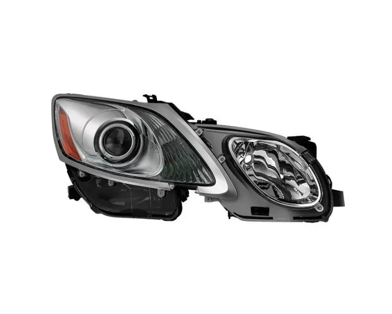 Xtune Chrome Right Passenger Side OE Style Projector Headlights Lexus GS 2006-2011 - PRO-JH-LGS06-AFS-AM-C-R