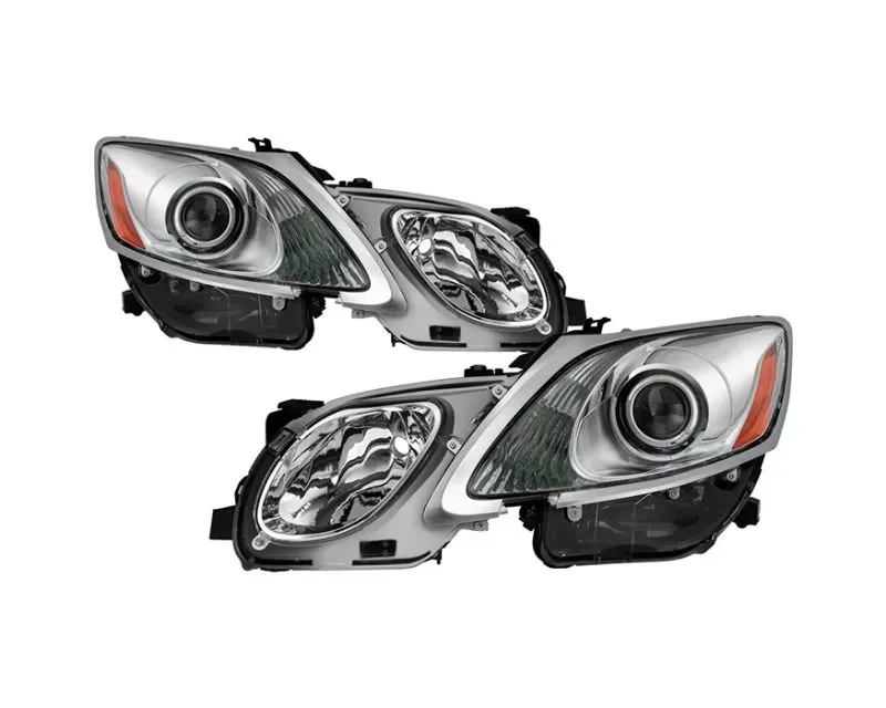 Xtune Chrome OE Style Projector Headlights Set Lexus GS 2006-2011 - PRO-JH-LGS06-AFS-OE-SET