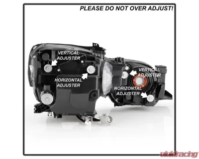 Xtune Chrome OE Style Projector Headlights Set Lexus GS 2006-2011 - PRO-JH-LGS06-AFS-OE-SET