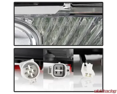 Xtune Chrome OE Style Projector Headlights Set Lexus GS 2006-2011 - PRO-JH-LGS06-AFS-OE-SET