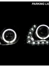 Xtune Chrome Halo Projector Headlights Lexus GS300 | GS400 | GS430 1998-2005                                     - PRO-JH-LGS98-LED-C - Image 11