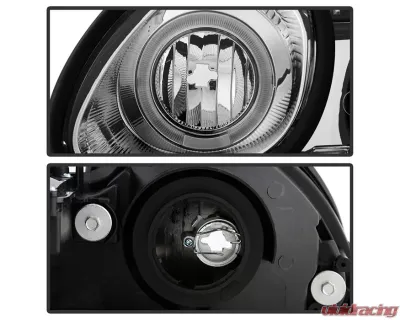 Xtune Chrome Halo Projector Headlights Lexus GS300 | GS400 | GS430 1998-2005 - PRO-JH-LGS98-LED-C