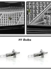 Xtune Chrome Halo Projector Headlights Lexus GS300 | GS400 | GS430 1998-2005                                     - PRO-JH-LGS98-LED-C - Image 6