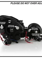 Xtune Chrome Halo Projector Headlights Lexus GS300 | GS400 | GS430 1998-2005                                     - PRO-JH-LGS98-LED-C - Image 7