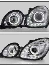 Xtune Chrome Halo Projector Headlights Lexus GS300 | GS400 | GS430 1998-2005                                     - PRO-JH-LGS98-LED-C - Image 10