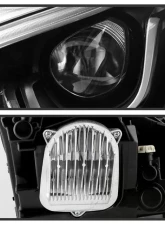 Xtune Chrome Full LED Projector Headlights Mercedes Benz GLC 2016-2019                                     - PRO-JH-MBGLC16-LED-C - Image 3