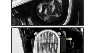 Xtune Chrome Full LED Projector Headlights Mercedes Benz GLC 2016-2019                                     - PRO-JH-MBGLC16-LED-C - Image 3