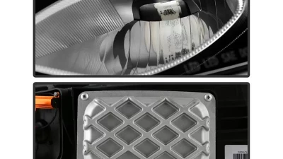 Xtune Chrome Full LED Projector Headlights Mercedes Benz GLC 2016-2019                                     - PRO-JH-MBGLC16-LED-C - Image 4