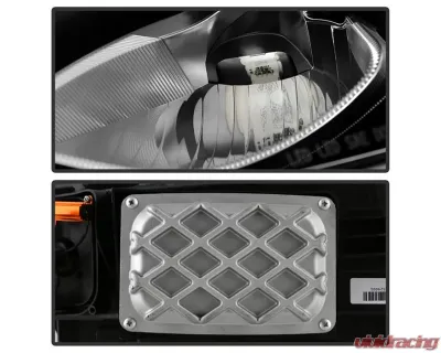 Xtune Chrome Full LED Projector Headlights Mercedes Benz GLC 2016-2019 - PRO-JH-MBGLC16-LED-C