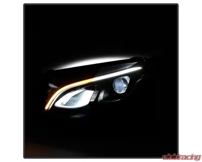 Xtune Chrome Full LED Projector Headlights Mercedes Benz GLC 2016-2019 - PRO-JH-MBGLC16-LED-C