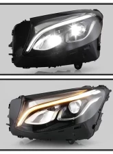 Xtune Chrome Full LED Projector Headlights Mercedes Benz GLC 2016-2019                                     - PRO-JH-MBGLC16-LED-C - Image 10