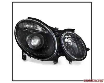 Xtune Black OEM Projector Headlights Mercedes Benz W211 E-Class 2003-2006 - PRO-JH-MBW21103-BK