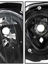 Xtune Black OEM Projector Headlights Mercedes Benz W211 E-Class 2003-2006                                     - PRO-JH-MBW21103-BK - Image 5