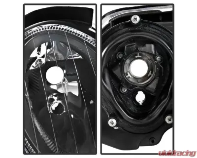 Xtune Black OEM Projector Headlights Mercedes Benz W211 E-Class 2003-2006 - PRO-JH-MBW21103-BK