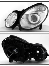 Xtune Chrome OEM Projector Headlights Mercedes Benz W211 E-Class 2003-2006                                     - PRO-JH-MBW21103-C - Image 2