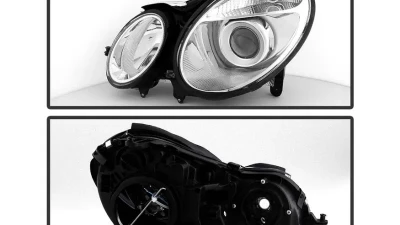 Xtune Chrome OEM Projector Headlights Mercedes Benz W211 E-Class 2003-2006                                     - PRO-JH-MBW21103-C - Image 2