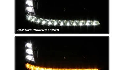 Xtune Black LED Projector Headlights Mercedes Benz W221 S Class 2007-2009                                     - PRO-JH-MBW22107-HID-BK - Image 10