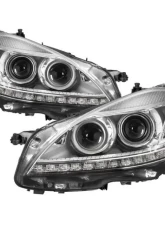 Xtune Chrome LED Projector Headlights Mercedes Benz W221 S Class 2007-2009                                     - PRO-JH-MBW22107-HID-C - Image 13