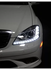 Xtune Chrome LED Projector Headlights Mercedes Benz W221 S Class 2007-2009                                     - PRO-JH-MBW22107-HID-C - Image 13