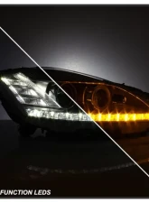 Xtune Chrome LED Projector Headlights Mercedes Benz W221 S Class 2007-2009                                     - PRO-JH-MBW22107-HID-C - Image 9