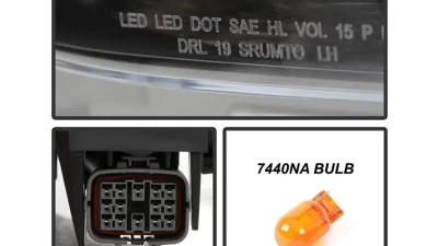 Xtune Full LED w/ AFS OE Projector Headlight Set Mazda CX-5 2017-2019                                     - PRO-JH-MCX517-LED-AFS-SET - Image 6