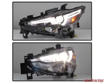 Xtune Full LED w/ AFS OE Projector Headlight Set Mazda CX-5 2017-2019 - PRO-JH-MCX517-LED-AFS-SET