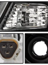 Xtune Black Light Bar DRL Projector Headlights Nissan Frontier 2009-2020                                     - PRO-JH-NF09-LB-BK - Image 5