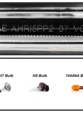 Xtune Black Light Bar DRL Projector Headlights Nissan Frontier 2009-2020                                     - PRO-JH-NF09-LB-BK - Image 6