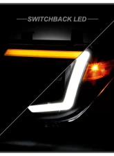 Xtune Black Light Bar DRL Projector Headlights Nissan Frontier 2009-2020                                     - PRO-JH-NF09-LB-BK - Image 9