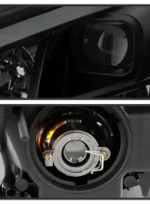 Xtune Black Smoked LED Light Bar Projector Headlights Nissan Maxima 2009-2014                                     - PRO-JH-NM09-LB-BSM - Image 3