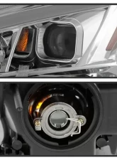 Xtune Chrome LED Light Bar Projector Headlights Nissan Maxima 2009-2014                                     - PRO-JH-NM09-LB-C - Image 3