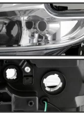Xtune Chrome LED Light Bar Projector Headlights Nissan Maxima 2009-2014                                     - PRO-JH-NM09-LB-C - Image 4