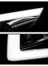 Xtune Chrome LED Light Bar Projector Headlights Nissan Maxima 2009-2014                                     - PRO-JH-NM09-LB-C - Image 8