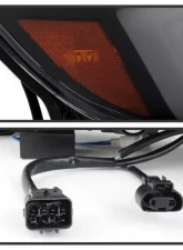 Xtune Black Smoked DRL Light Bar Projector Headlights w/ Switchback Turn Signal Subaru Impreza | WRX 2008-2014                                     - PRO-JH-SI08-LBDRL-BSM - Image 4