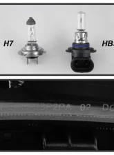 Xtune Black Smoked DRL Light Bar Projector Headlights w/ Switchback Turn Signal Subaru Impreza | WRX 2008-2014                                     - PRO-JH-SI08-LBDRL-BSM - Image 6