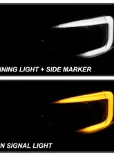 Xtune Black Smoked DRL Light Bar Projector Headlights w/ Switchback Turn Signal Subaru Impreza | WRX 2008-2014                                     - PRO-JH-SI08-LBDRL-BSM - Image 10