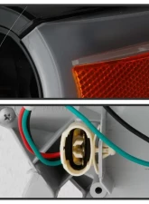 Xtune Black LED Light Bar Projector Headlights Toyota 4Runner 2006-2009                                     - PRO-JH-T4R06-LB-BK - Image 4