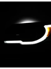 Xtune Black LED Light Bar Projector Headlights Toyota 4Runner 2006-2009                                     - PRO-JH-T4R06-LB-BK - Image 7